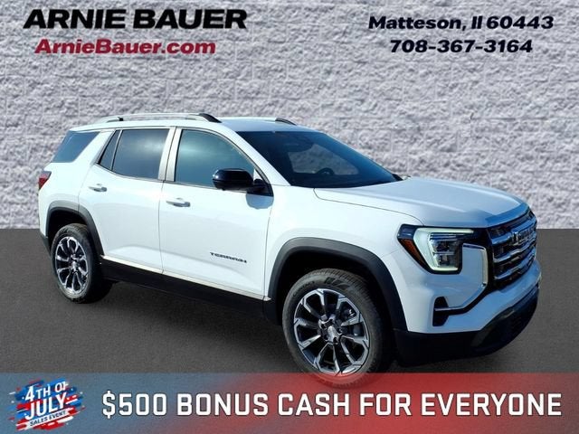 2027 GMC Terrain AWD Elevation in Summit White — front three-quarter view