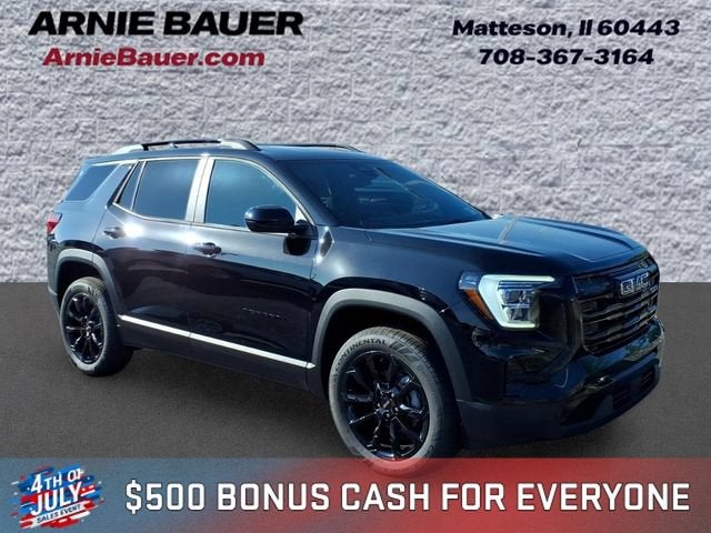 2027 GMC Terrain AWD Elevation in Ebony Twilight Metallic — front three-quarter view