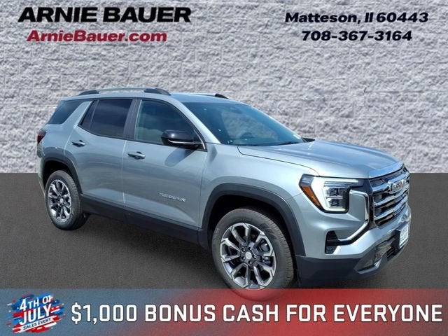2026 GMC Terrain Elevation in Sterling Metallic — front three-quarter view