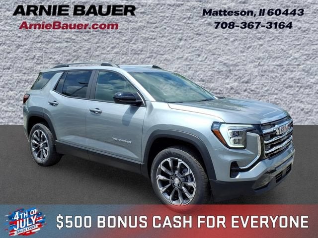 2027 GMC Terrain AWD Elevation in Sterling Metallic — front three-quarter view