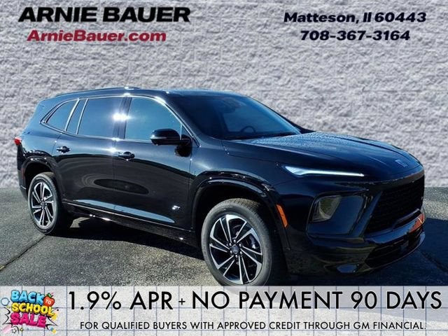 2026 Buick Enclave Sport Touring in Ebony Twilight Metallic — front three-quarter view