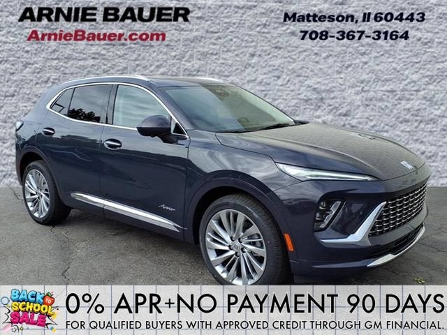 2026 Buick Envision Avenir in Midnight Opal — front three-quarter view