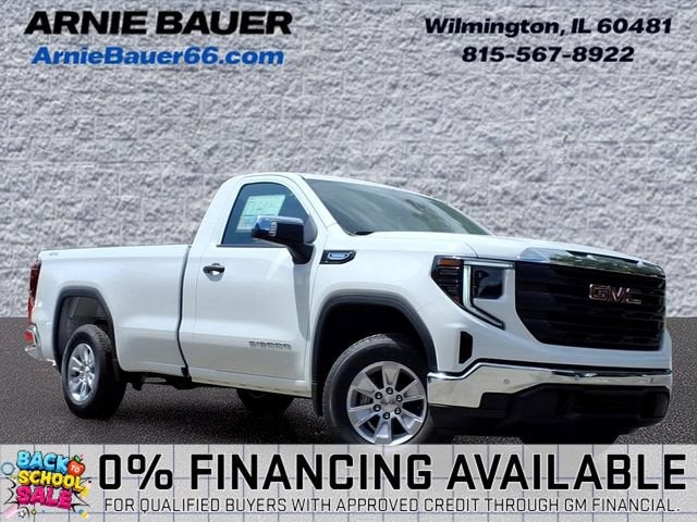 2026 GMC Sierra 1500 Pro in Summit White — front three-quarter view